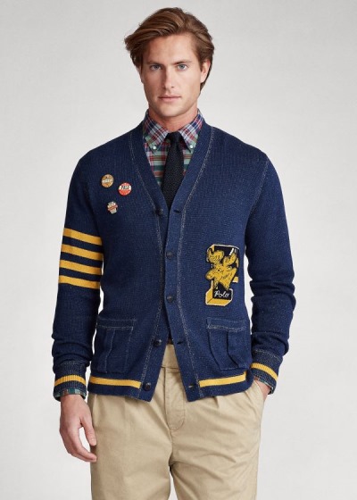 Pánské Cardigany Polo Ralph Lauren Letterman - 42905-UZQD